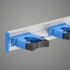 Hang-Up 5-Bracket Storage Organizer by Unger Professional - Wall Mount for Tools, Cleaning Supplies