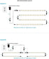 Bangnics 6 12 Inch Dimmable 24W Countertop Counter Closets 5000K Under Cabinet Lighting Plug in. PCS Likable Low