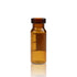Amber Glass Crimp Top Vial, 2 mL, 11 mm Wide Opening, 12 mm x 32 mm, Pack of 100