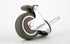 1.5 Inch Rubber Caster Wheel Set of 4 - 2 with Brakes & 2 Without for Furniture Crib Trolley Dining Car
