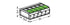 WAGO 221-425 Splicing Connector Green Range, 5-Conductor with levers for 24-12 AWG Conductors, Transparent housing (25