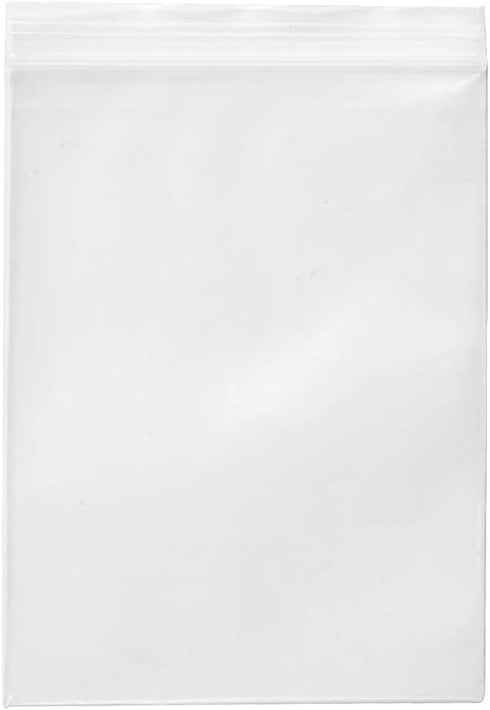 L-BOST 4 x 6-inch 2Mil Clear Reclosable Poly Storage Bags - Pack of 100 for Candy Cookies Cards