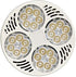 LED PAR30 Spotlight 35W 2900 Lumen 10000K 45 Cool White for Jewelry Lighting for Commercial Lighting by VAKESUN