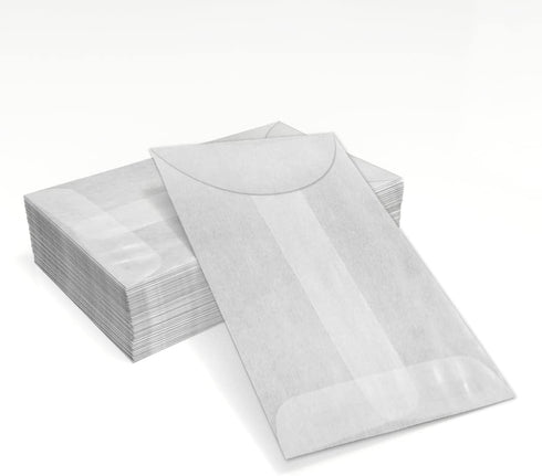 LUXPaper #1 Coin Envelopes, Glassine, 2 1/4" x 3 1/2", 30lb. Text, 250 Qty