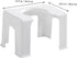 Non-Slip Bathroom Stool for Kids and Adults - Sturdy Toilet Step Stool