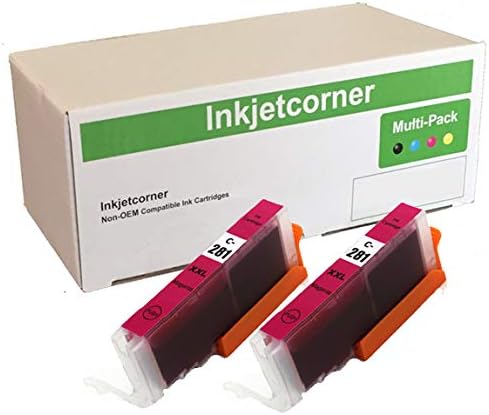 Inkjetcorner Compatible Ink Cartridge Replacement for CLI-281M CLI 281 XXL - Use with TR7520, TR8520, TR8620 (Magenta,