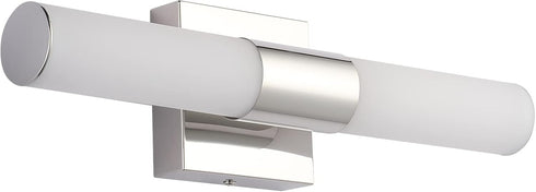 16" Inches 8W 6000K Bathroom Vanity Light Fixture, Chrome LED Mirror Lights for Bathroom Wall Sconces Bar Lighting