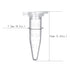 0.5ml Microcentrifuge Tubes 1000pcs, EO Sterilized Plastic Small Vials with Caps for Sample Storage without Leakage(1000)