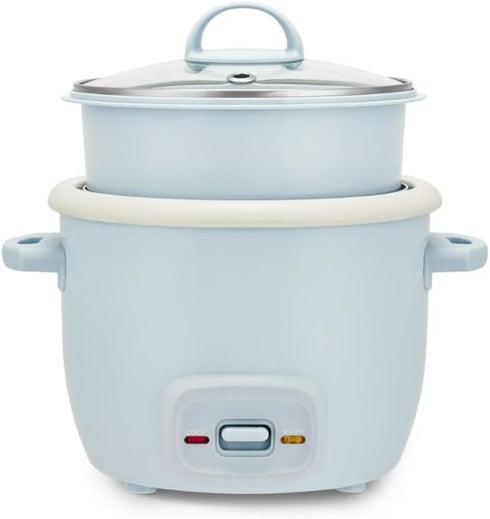 Generic Rice Cooker and Food Steamer, 4-Cup Cooked, 2-Cup Uncooked, Nonstick Ceramic, Pop-Up