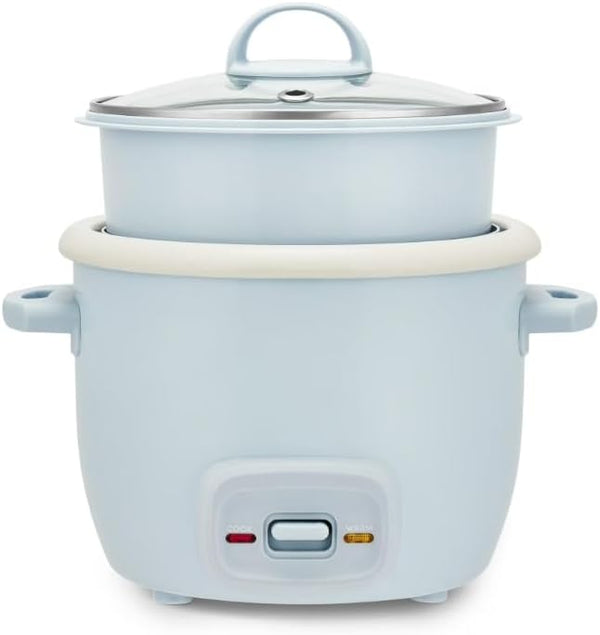 Generic Rice Cooker and Food Steamer, 4-Cup Cooked, 2-Cup Uncooked, Nonstick Ceramic, Pop-Up