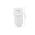 3pcs GLEAVI Melting Crucible Kit Laboratory Equipment Quartz Crucible Cup for Science Research