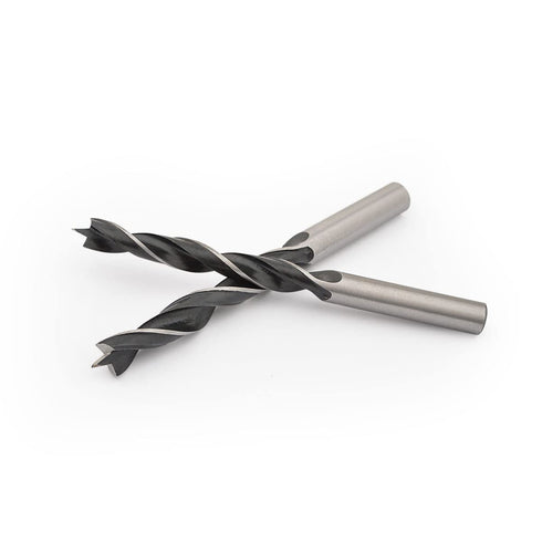 8pcs Wood Drill Bits Set, Carbon Steel Twist Brad Point Drill Bits for Woodworking, Durable Drilling Tools Kit with