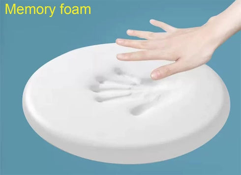 HCZKIUJ 40 40CM) Detachable Seat Cushion, Indoor/Outdoor Round Chair Cushion/Memory Foam Soft Chair Pads with PU
