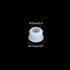 MECCANIXITY 4Pcs Transparent Snap Rubber Grommet Hole Plug Mount, Dia 13mm ID 10mm H 11mm Seal for Electrical Box