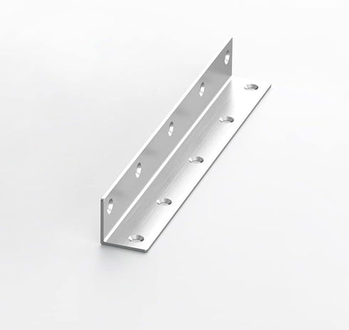 MINGFANITY 4PCS 5.5'' 1'' 2mm, Corner Brace Angle Bracket, L Bracket, Superior Stainless Steel, x M, Thickness Wood