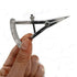 XIAN 3.5 Inch Adjustable Marking Gauge Mini Edge Press - Precision Spring Dividers Calipers for Woodworking