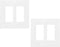 2 Pack 2-Gang Screwless Decorator/Rocker Wallplate Faceplate Cover for Outlet & Switch, Plus-Size, Glossy-White