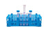 079.01.001B Tube Rack dismantled P.P 84 Holes for Tubes 13 mm Diameter Blue (1 Piece)