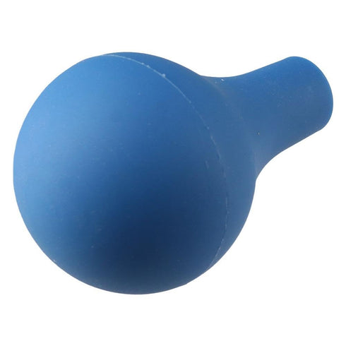 5pcs Blue Rubber Pipette Bulbs, Suction Ball Dropper Rubber Caps for Graduated Tubes and Pipettes