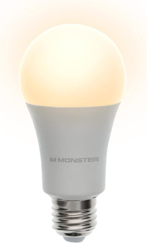 Bulb, 16,000,000 1-Pack, 9 Monster Multi-Color and Warm-White LED Light Lighting Possibilities, Customizable with App