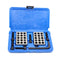 Ultra Precision 1-2-3 Blocks Set with Screw Matched Pair, Hardened Steel Setup Blocks with Plastic Case