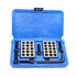 Ultra Precision 1-2-3 Blocks Set with Screw Matched Pair, Hardened Steel Setup Blocks with Plastic Case