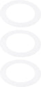 PATIKIL 4.53" ID 6.3" OD Goof Rings for Recessed Light, 3 Pack