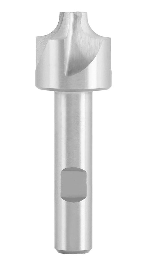 Accusize Industrial Tools HSS Corner Rounding End Mill - 1/4'' Radius, 1/2'' Shank, 1'' Diameter, 3-1/8'' OAL