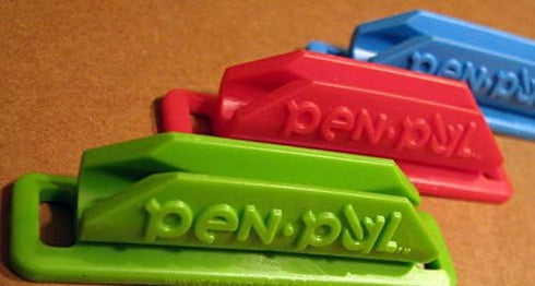 Tops Penpal Rubber Pen/Pencil Holder, Assorted Colors, 4 Packs (Includes 4 Holders Only)