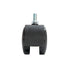 VIZ-PRO Mobile Whiteboard Caster Wheels, Black, Set of 4 for Easy Mobility
