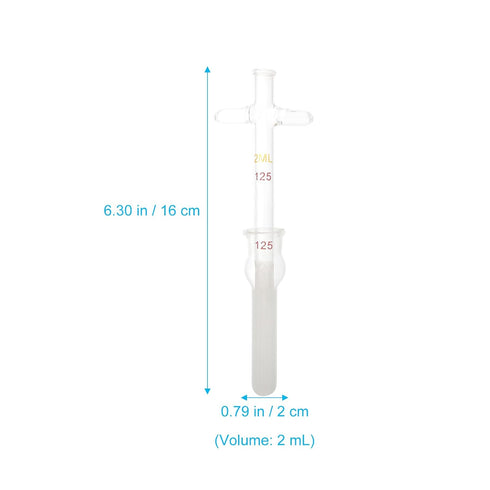 2 ML Glass Tissue Cell with Pestle, Glass Cell Tissue Homogenizer for Labs Science Class