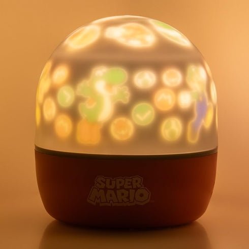 3 Paladone Super Mario Projection Light - Officially Licensed Nintendo Projector Lamp with Interchangeable Scenes