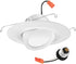 Juno 5"/6" Inch Adjustable LED Recessed Lighting, RetroBasics Series Adjustable Gimbal LED