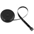 Black Tape Measure, Mini Measuring Tape, Automatically Retractable Soft Reusable Plastic Ruler