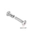 uxcell Screw Post Fit for 5/16"(8mm) Hole Dia, Male M6x20mm Belt Buckle Binding Bolts Leather Fastener Stainless Steel