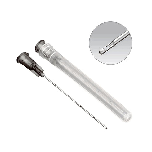 WaWaNMES 18g 22g 23g 25g 27g 30g 50mm/38mm/25mm (5pcs 22g-50mm) Professional Blunt Tips for Face Lifting Gauge Size