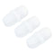 MECCANIXITY Magnetic Stirrer Mixer Stir Bar Rod 10mm/0.39" White PTFE Coating Magnet for Laboratory, 3Pcs