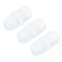 MECCANIXITY Magnetic Stirrer Mixer Stir Bar Rod 10mm/0.39" White PTFE Coating Magnet for Laboratory, 3Pcs
