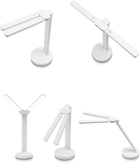 SCZWP8 Dimmable Folding Table Lamp Rechargeable LED Lamp Touch Console Lamp, Three-Color Eye Protection Table Lamp