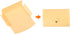 PATIKIL Mini Envelopes, 20 Pack Small Gift Card Holders Retro Gold Heart Business Invitation Envelopes for Weddings