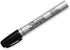 Sharpie Metal Barrel Permanent Markers, Bullet Tip, Black, 12 Count