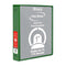 BAZIC Products 3-Ring View Binder with 2 Pockets, 1", Green