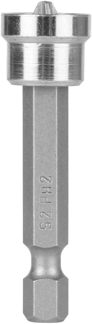 Screwdriver Bit, PH2 Drywall Screw Setters, 2 Inch, 6 Pieces, Transparent plastic case by Protorq