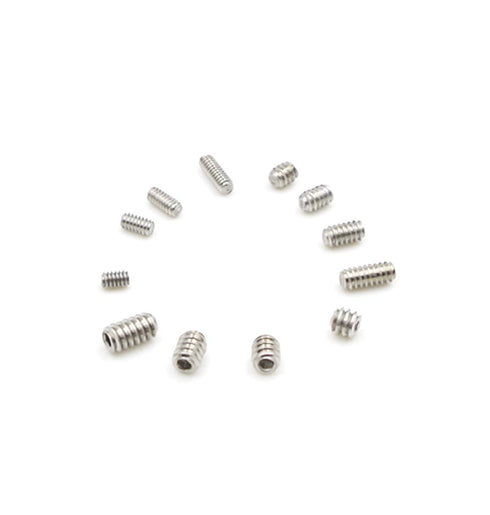 #2-56 #4-40 #6-32 UNC Stainless Steel Internal Hex Drive Cup Point Set Screws Assortment Kit