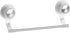 2 Pack, mDesign Strong Suction Wall Mount Plastic/Metal Wash Cloth Hand Towel Bar for Bathroom, Shower Stall, Bathtub