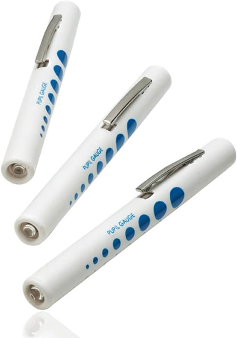 ATB 6 Pack Medical Pen Light Nurse Pupil Gauge Doctor First Aid Diagnostic