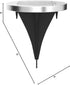 Aogist Solar Ground Lights, 8 LED In-Ground Outdoor Landscape Lighting for Lawn, Patio, Pathway, Yard, Deck (White, 4