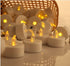 YIWER Battery Tea Lights Candles, LED Tea Lights Pack of 12 with 200 Hours Warm Yellow Light