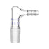 Glass 90 Degree Vacuum/Gas Adapter, Borosilicate Glass Bent Inlet with 14/20 Inner Joint for Lab Supply