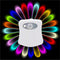 BSASHF Color Changing Toilet Night Light - Motion Sensor LED, UV Activated, Smart